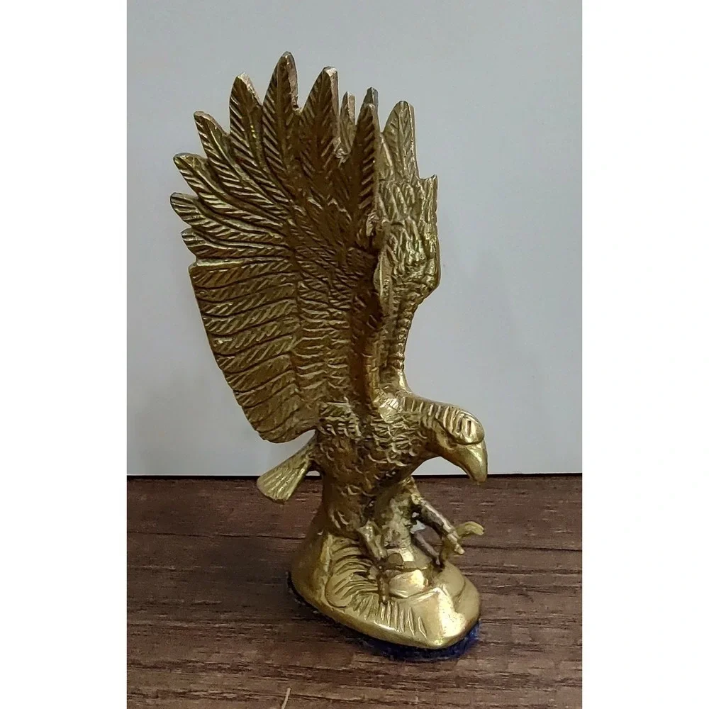 Vtg Solid Brass 6